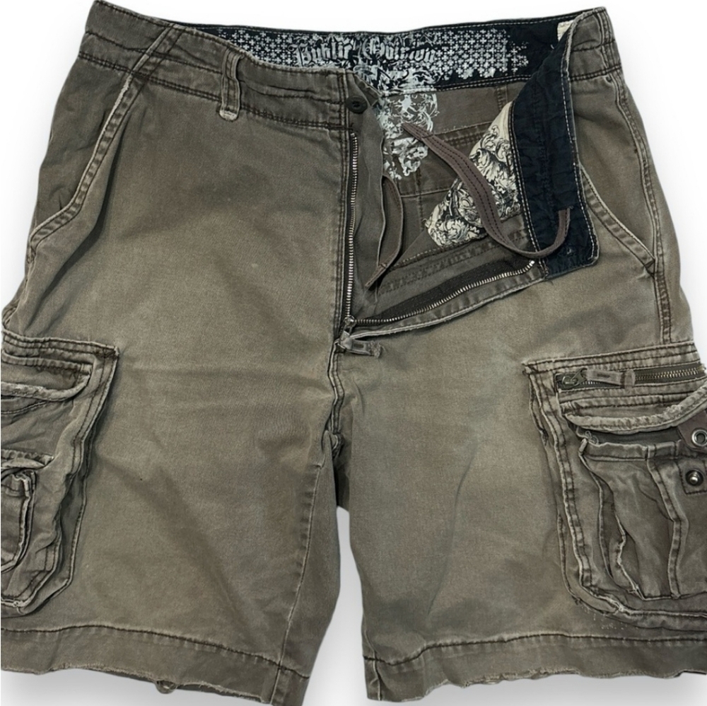 PUBLIC OPINION Flat Front Cargo Shorts100% cotton
